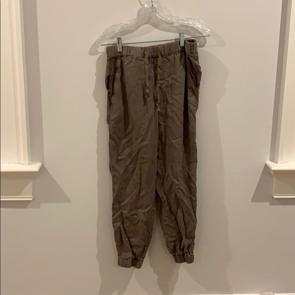 Washed hunter green joggers - Anthropologie - Picture 2 of 3